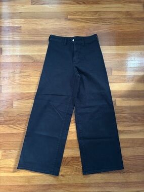 Universal Thread Black Wide-Leg Chino Pants